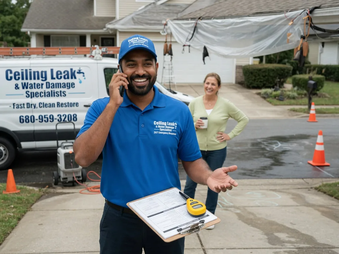 Ceiling Leak Cleanup Allenwood, NJ FAQs